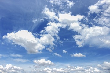 blue sky  with white cloud 