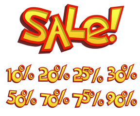Cartoon Sale Offer