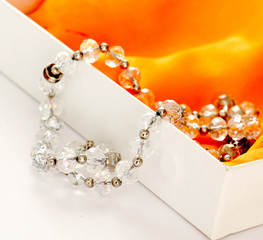 beads made of gem stones