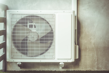 Fototapeta premium air compressor vintage color tone