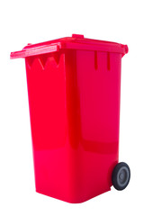Trash Bin mix color with recycle logo