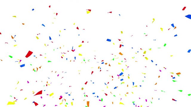 colorful confetti particles