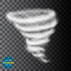 Fototapeta premium Tornado Sky Illustration.Vector