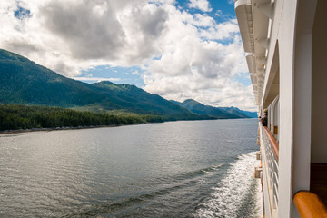 Cruise Ship in Alaska's Inside Passage