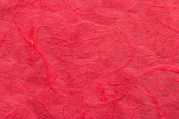 Red mulberry paper texture.