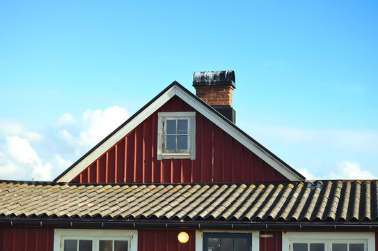 Typical Swedish Falun Red House