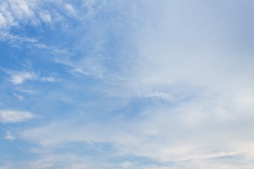 Blue sky and Cloud 