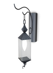 Wall lamp isolated on a white background. 3d rendering