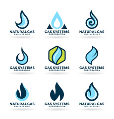 Natural gas symbols (3)