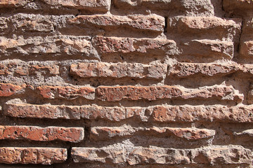Naklejka premium wall of bricks and stones