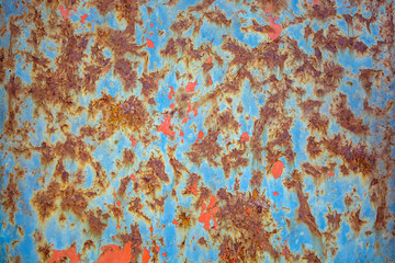 Photo of a grunge rusty metal texture background