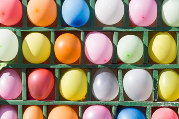 colored balls as a background