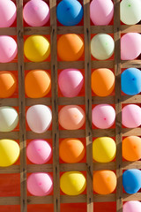 colored balls as a background