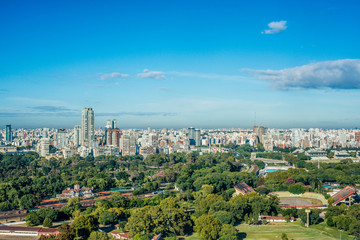 Jardins de Palerme à Buenos Aires, Argentine.