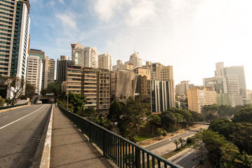 Obraz premium Sao Paulo City Downtown by Sunrise