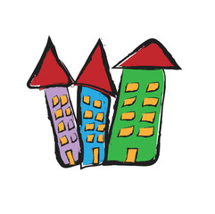 doodle city buildings