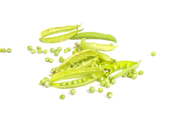 Fresh green peas