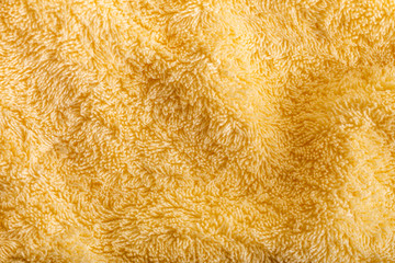 Yellow towell texture