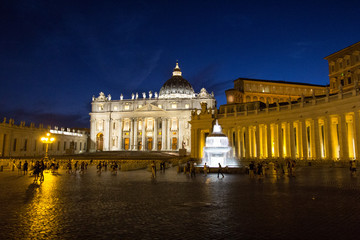 Obraz premium Vatican de nuit