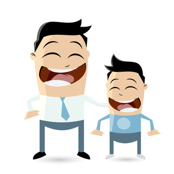 father and son clipart