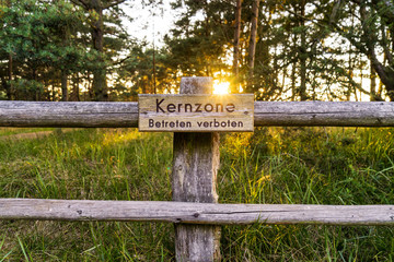 Kernzone auf dem Darß