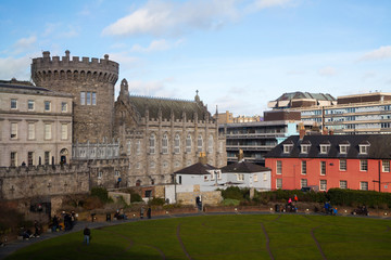 The Dubh Linn gardens in Dublin Castle, Ireland
