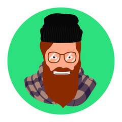 Hipster portrait