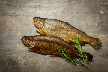 geräucherte Forellen