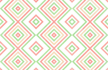 Watercolor geometrical pattern.