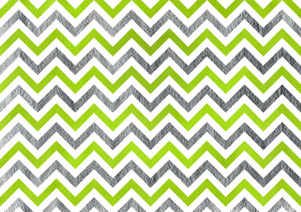 Watercolor stripes background, chevron.