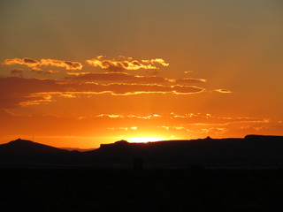 Sunset over Utah