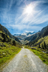 Fototapeta premium Zillertal Alps in Austria