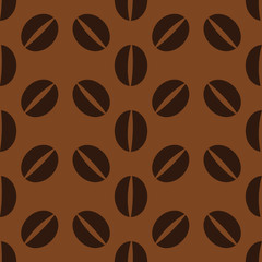 Brown coffee beans pattern