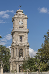 Fototapeta na wymiar Dolmabahce clock Tower