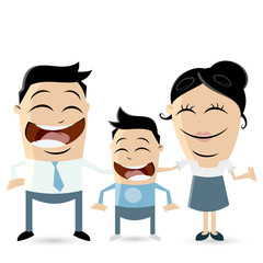 clipart of parents with son