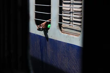 Keuken spatwand met foto Индийский поезд © Tatiana Safroshkina