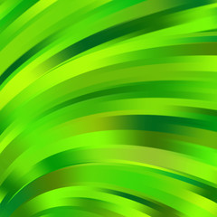 Abstract green background with smooth lines. Color waves, pattern, art, technology wallpaper, technology background. Vector illustration