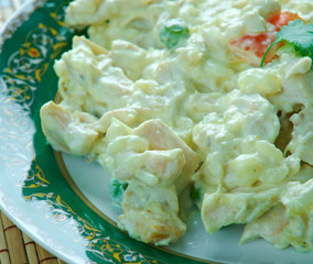 Georgian salad of chicken