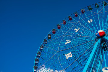 Texas Ferris Wheel with Blue Sky