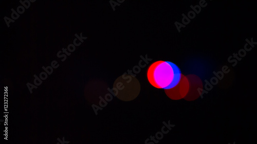 Minimalist Beautiful Bokeh Bright Color In The Darkness
