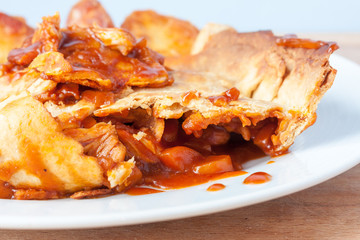 Crusty home-made chicken pie