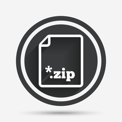 Archive file icon. Download ZIP button.