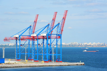 Port cargo crane