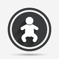 Baby infant sign icon. Toddler boy symbol.