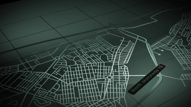 GPS Tracking. An electronic tracking or tracing visual ideal for traffic, espionage, and police themed productions.