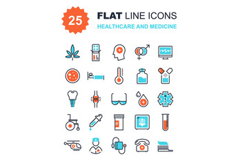 Healthcare and Medicine Icons Set 02