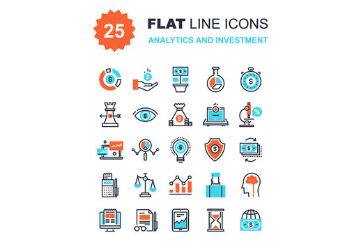 Investment Icons Set