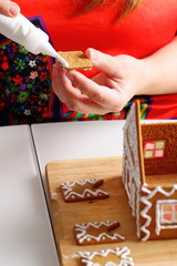 Making of gingerbread house