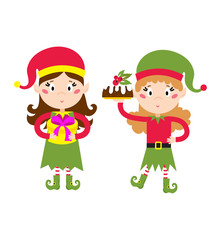 Elf helper vector illustration