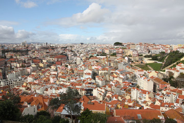 Fototapeta na wymiar Lisbonne, panorama du Bairro Alto